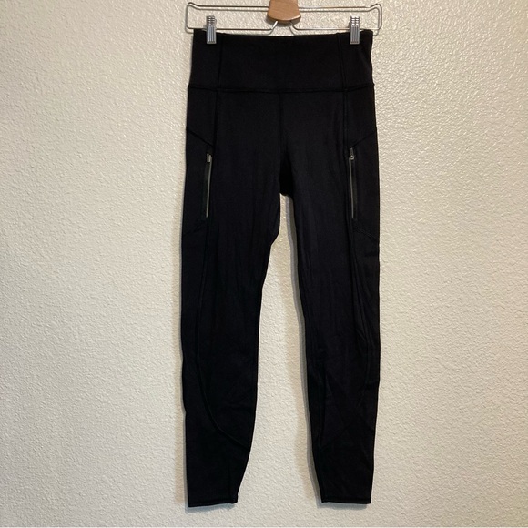 ATHLETA Rainier High Rise Tight Leggings in Black S - Picture 3 of 14